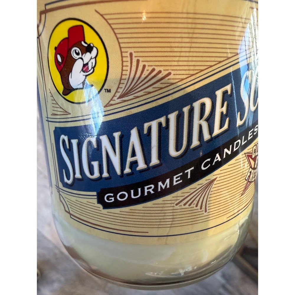 Buc-ees Signature Scent Gourmet Candle Lemon Verbena Jar 12.5 Oz‎ USA Bucees